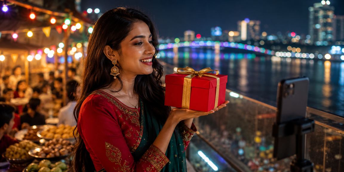 ঢাকার প্রোমোশন অফার উপভোগ করছে একটি মোবাইল ব্যবহারকারী